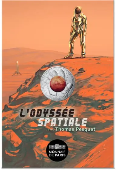 Stříbrná mince „Mars“ 2025 (Francie)