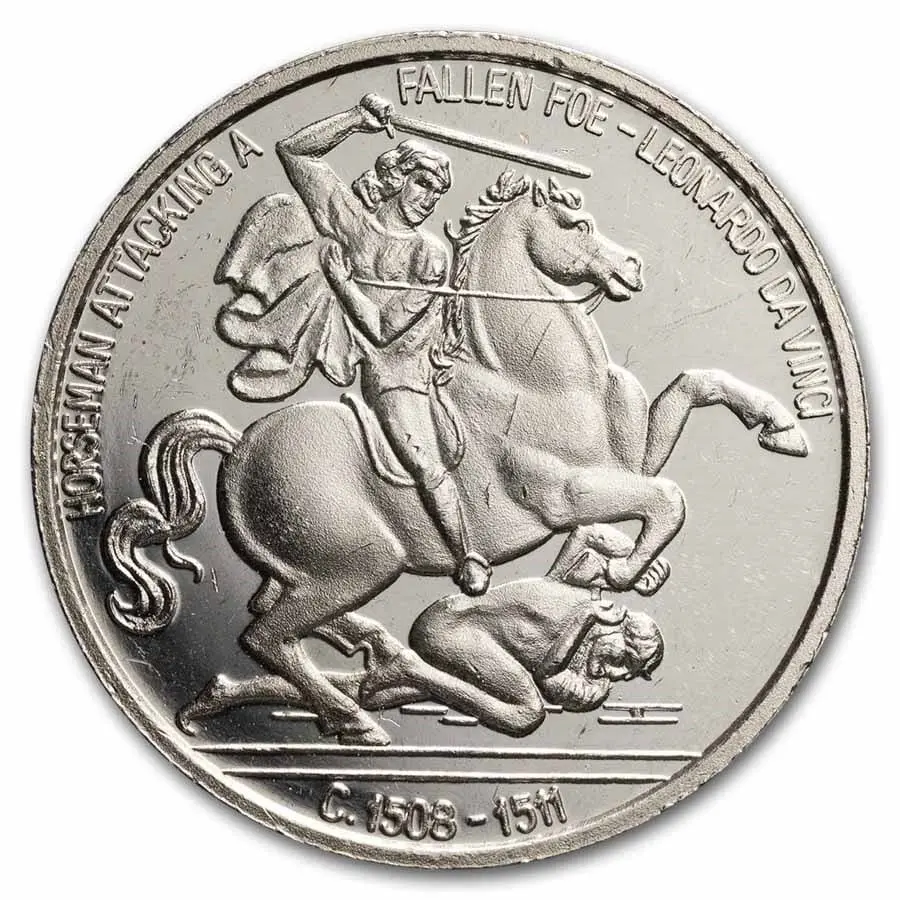 Stříbrná mince - Stříbrná obchodní jednotka (Padlý nepřítel) 1Oz
