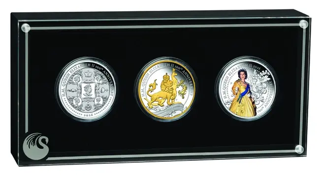 Austrálie – 3 AUD Stříbrná mince 2026 KRÁLOVNA ALŽBĚTA II. 3 oz (93,3g) Ag 999.9  PROOF Perth Mint