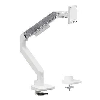Polohovatelný držák monitoru ERGO MONOA – bílý, 17"–49", nosnost 20 kg