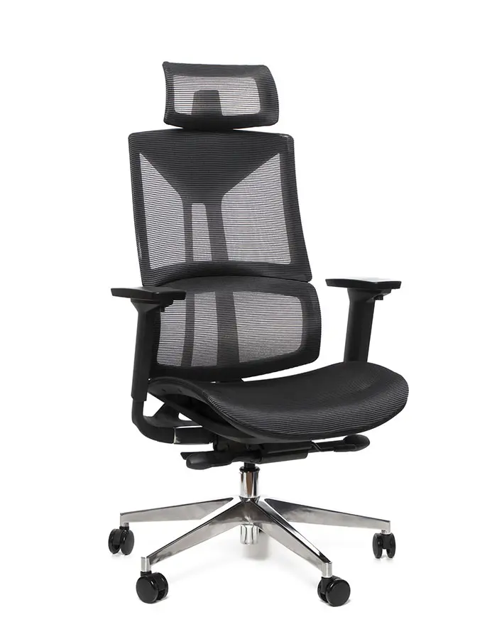 Kancelářská ergonomická židle Sego ERGO AIR — síť, černá Sego
