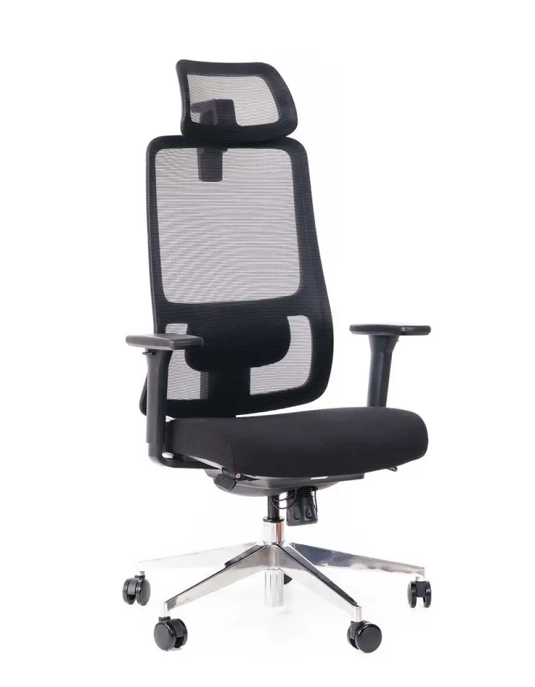 Kancelářská ergonomická židle Sego STRETCH New— černá Sego