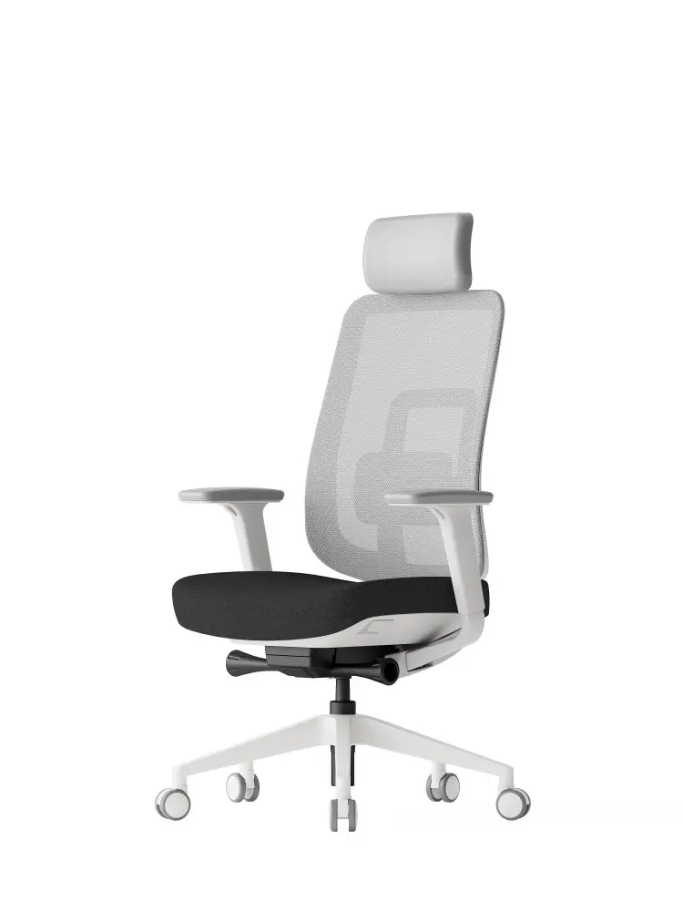 Kancelářská ergonomická židle K42 WHITE SP – síť/ čalouněná, černá