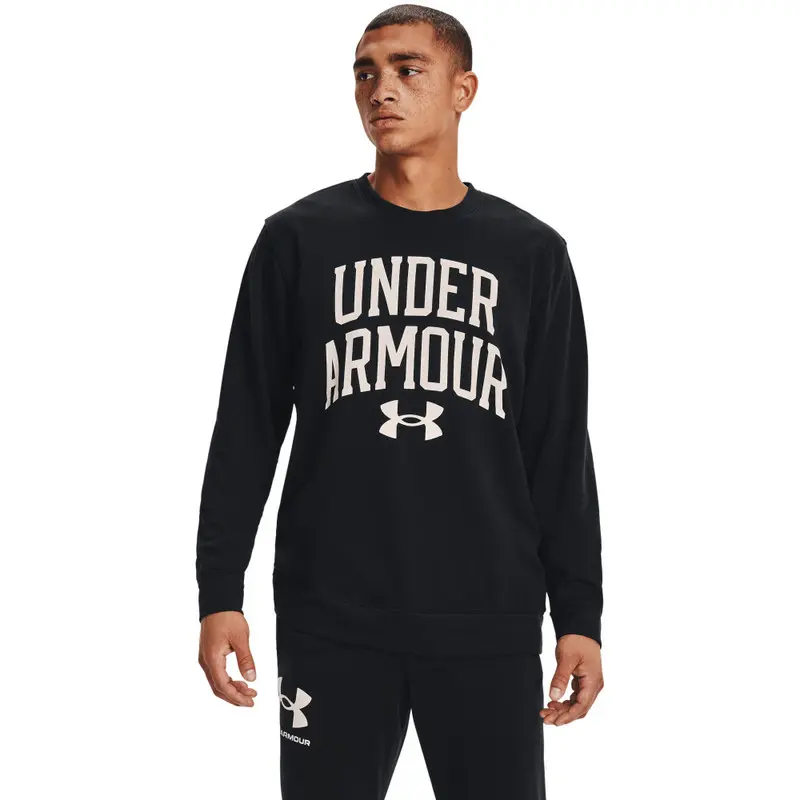 Under Armour Rival Terry CREW black 1361561-001 Čierna