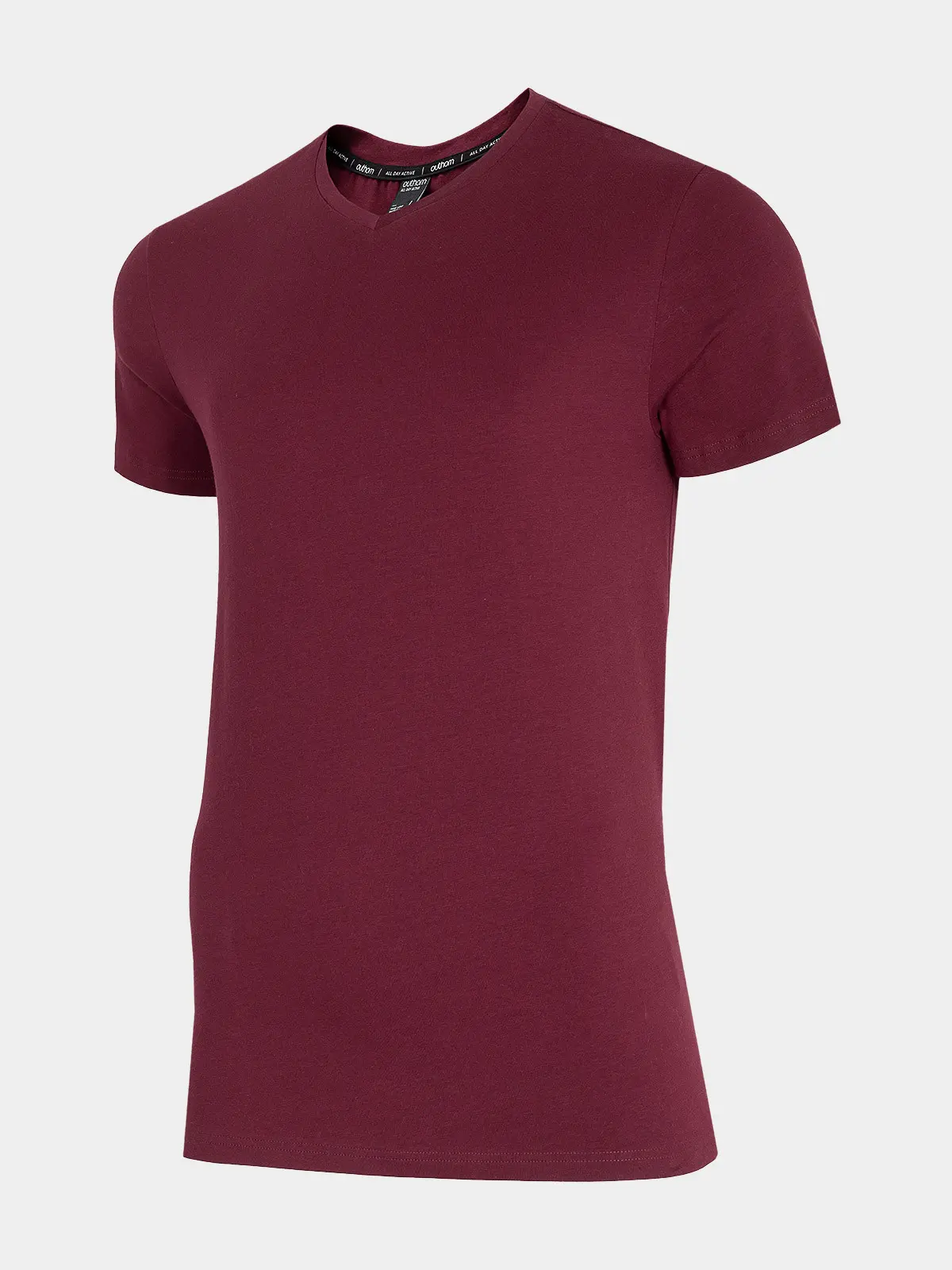 Outhorn HOL21-TSM647 BURGUNDY Pánské tričko US M HOL21-TSM647 BURGUNDY