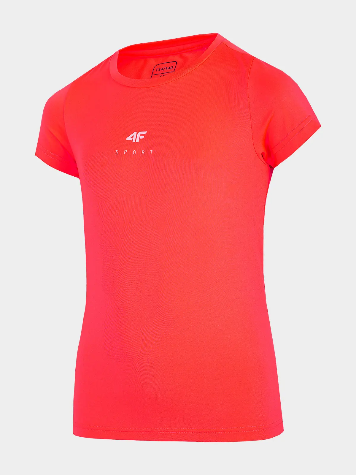 4F HJL22-JTSDF001 CORAL NEON Dětské tričko EU