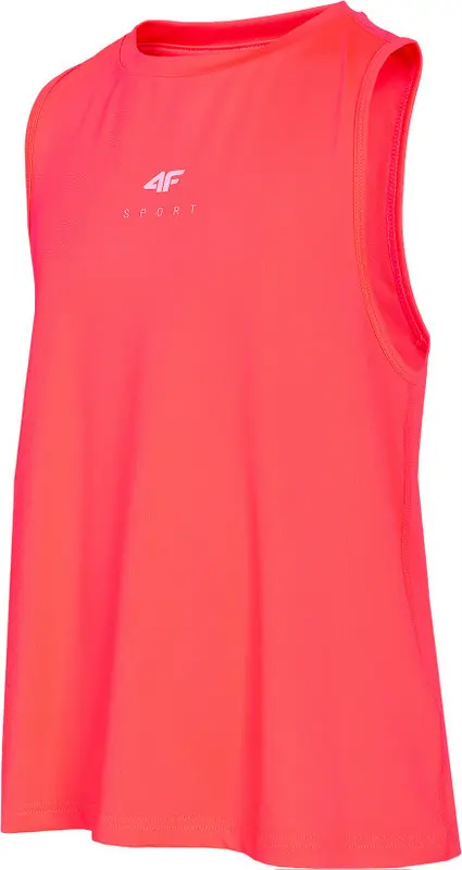 4F HJL22-JTSDF002 CORAL NEON Dětské tílko EU 158/164 HJL22-JTSDF002 CORAL NEON