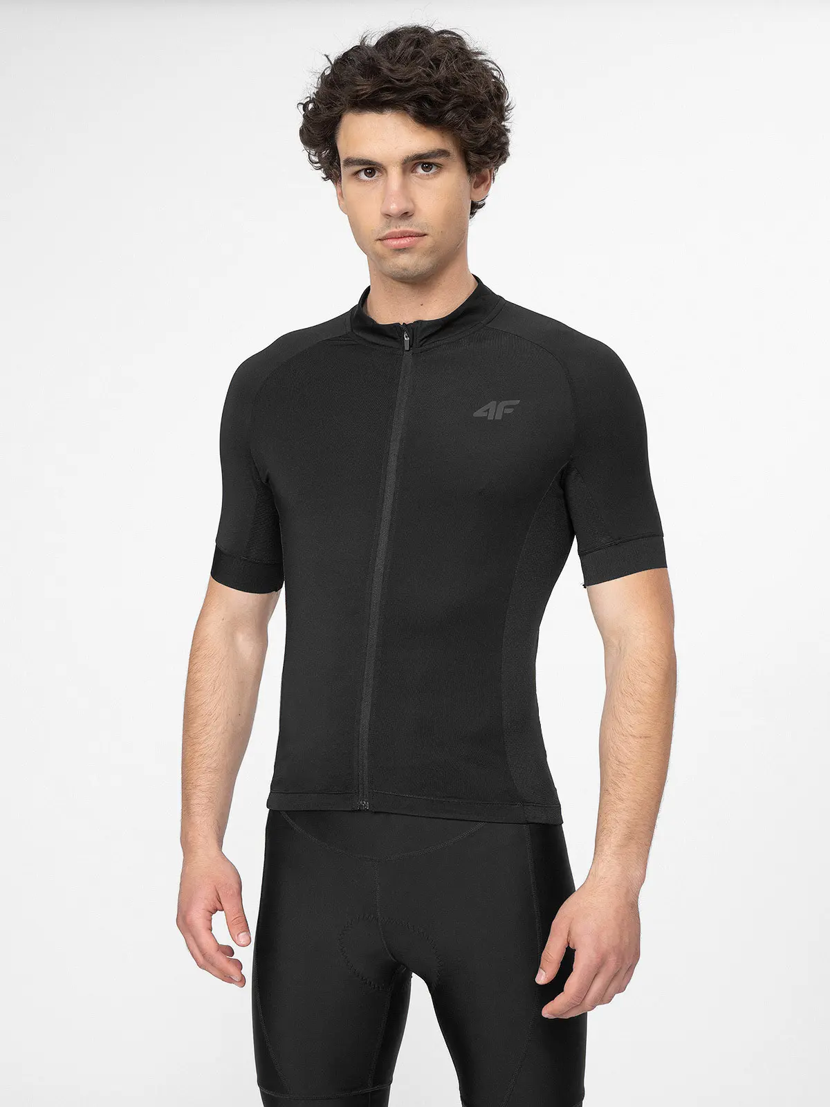 4F 4FSS23TFTSM173 DEEP BLACK Pánský cyklistický dres US
