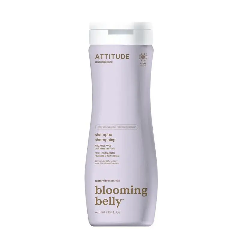 ATTITUDE Blooming Belly – Přírodní šampon pro těhotné s arganem, 473 ml