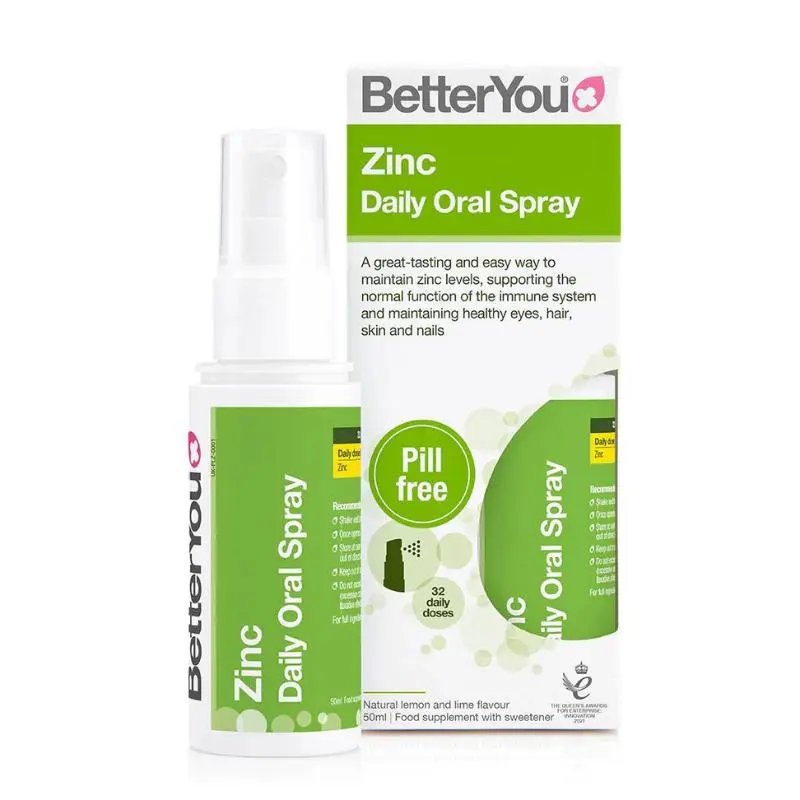 BetterYou zinek ve spreji, 50 ml