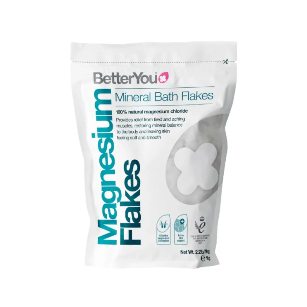 BetterYou Magnéziové (Hořčíkové) vločky do koupele, 250g