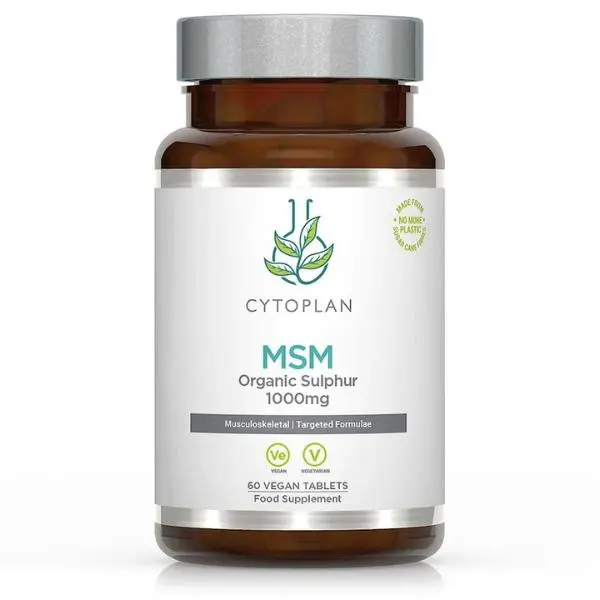 Cytoplan MSM organická síra 1000 mg, 60 vegan tablet