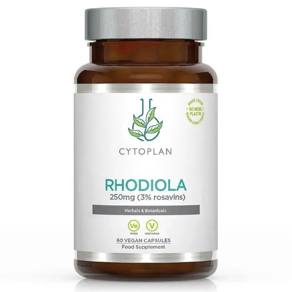 Cytoplan Rhodiola rosea 500 mg, 60 vegan kapslí
