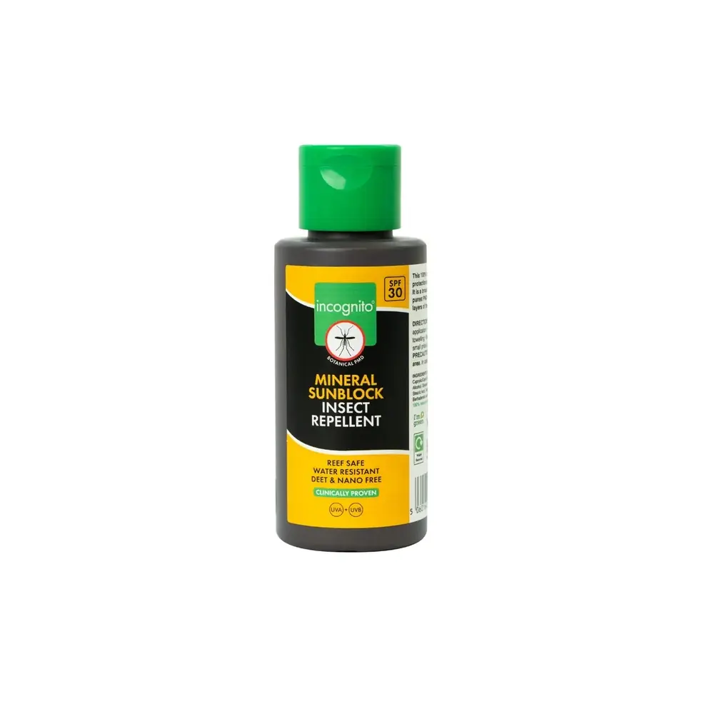 Incognito Opalovací mléko a repelent, SPF30, 100 ml