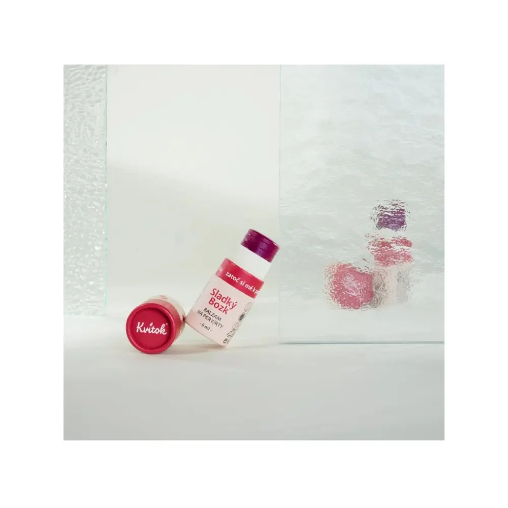 Kvítok Přírodní balzám na rty - Sladký Polibek, 6 ml