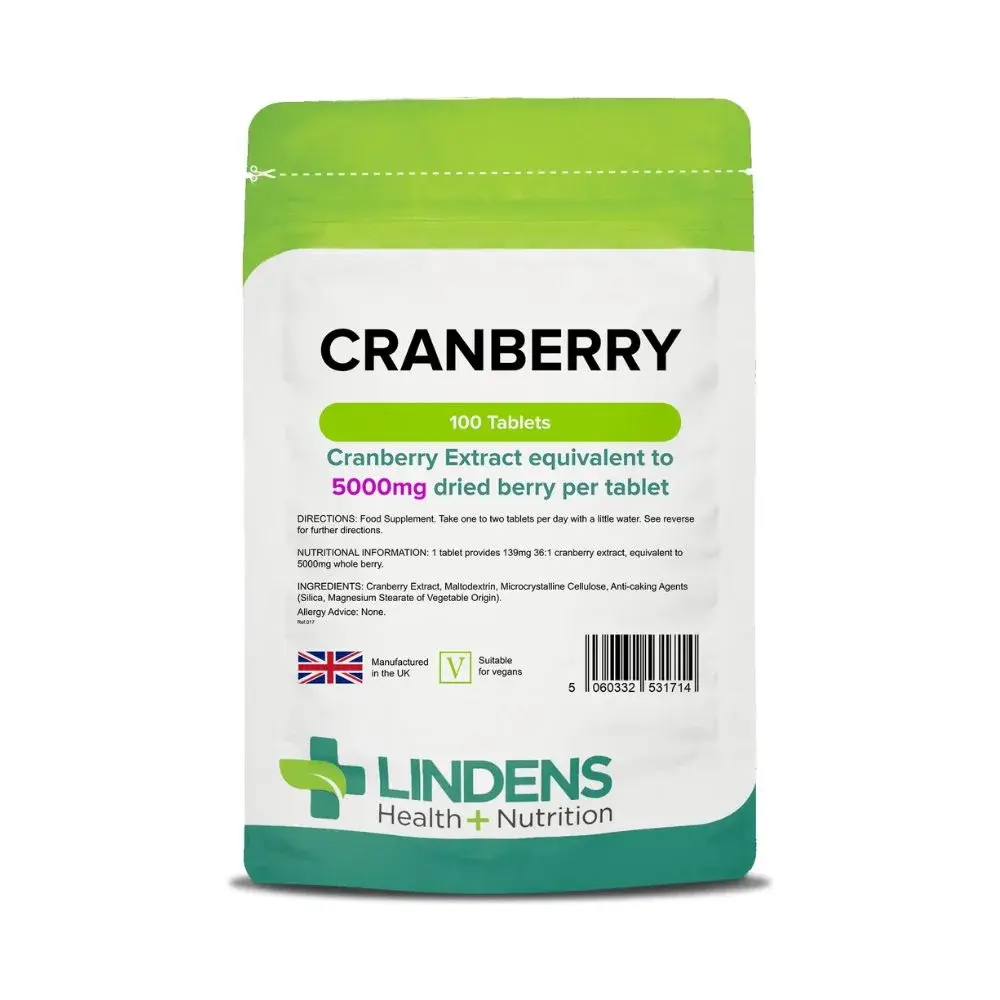 LINDENS Health + Nutrition Brusinkový džus (extrakt) 5000 mg, 100 tablet