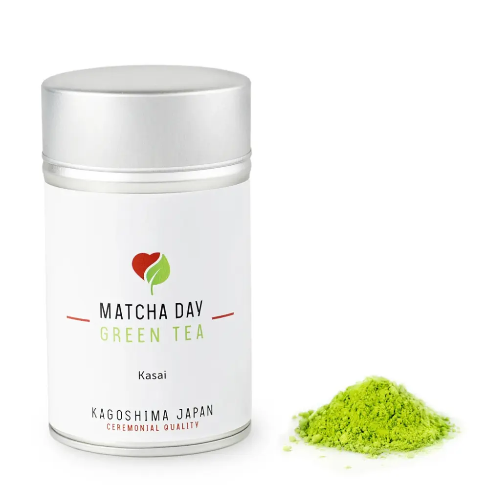 Matcha Day – Matcha Kasai (nejvyšší kvalita), 30 g plechovka