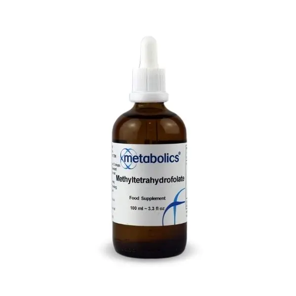 Metabolics Methyltetrahydrofolát - bioaktivní alternativa tekuté kyseliny listové (vitamin B9), 100 ml