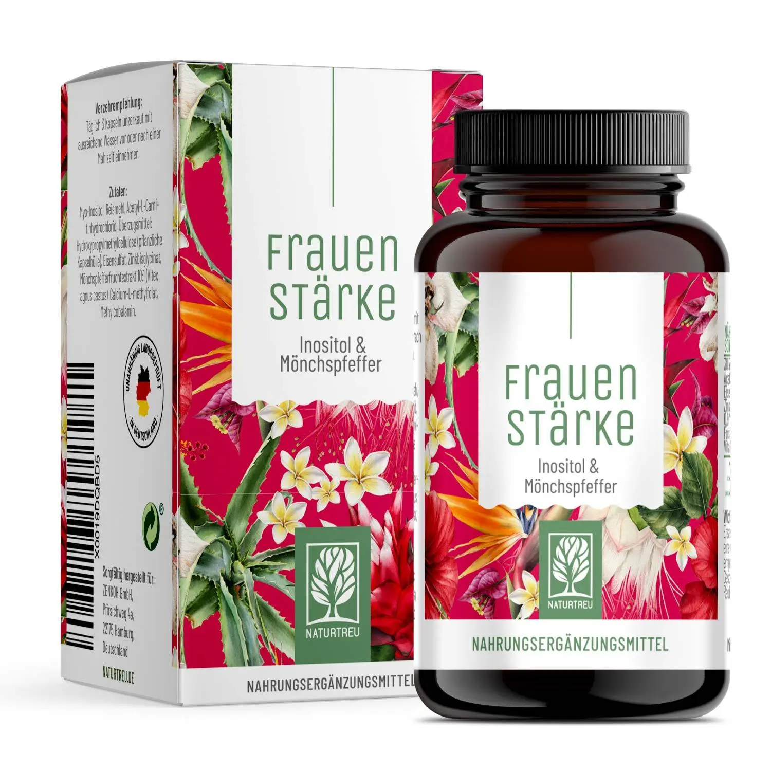 Naturtreu Ženská síla - Inositol & Drmek, 90 kapslí
