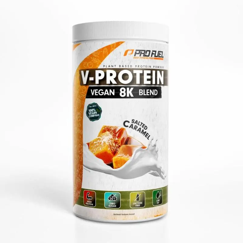 Profuel V-Protein 8K vegan slaný karamel, 750 g
