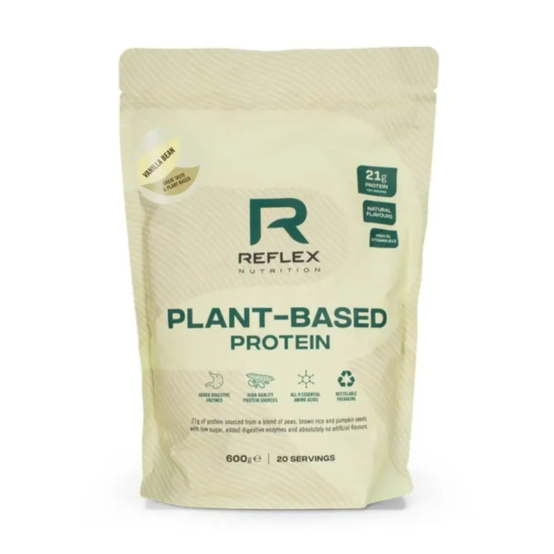Reflex Nutrition Vegan Protein + Probiotické kultury a Vitamín B12 (Vanilka), 600 g