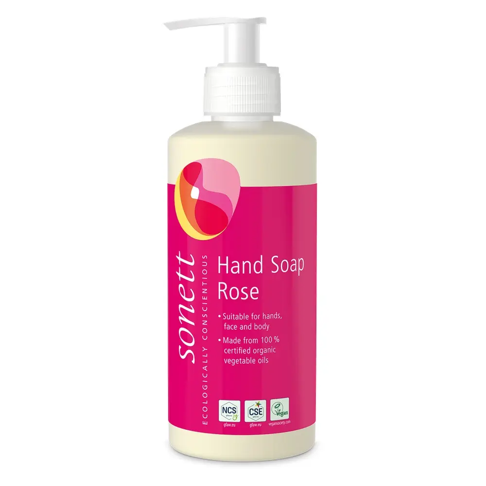 Sonett Přírodní mýdlo na ruce Růže, 300 ml