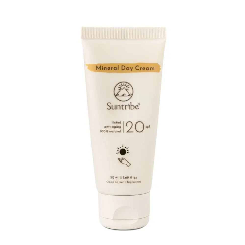 Suntribe Přírodní minerální denní krém SPF 20 – tělová, 50 ml