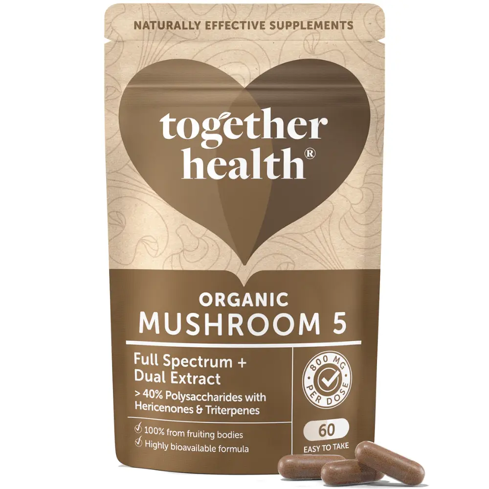Together Health – BIO Komplex 5 funkčních hub, 60 kapslí