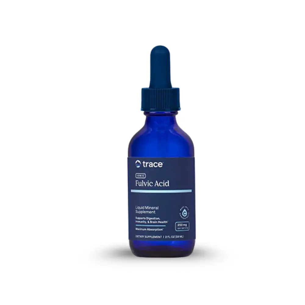 Trace Minerals Iontová Kyselina fulvová + Stopové minerály ConcenTrace®, 59 ml