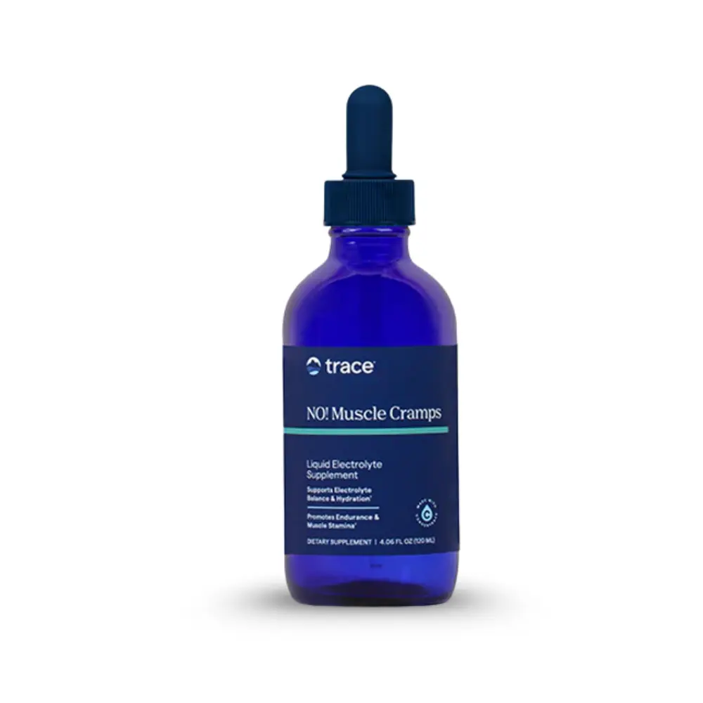 Trace Minerals NO! Muscle Cramps – Elektrolyty na podporu svalů, 120 ml