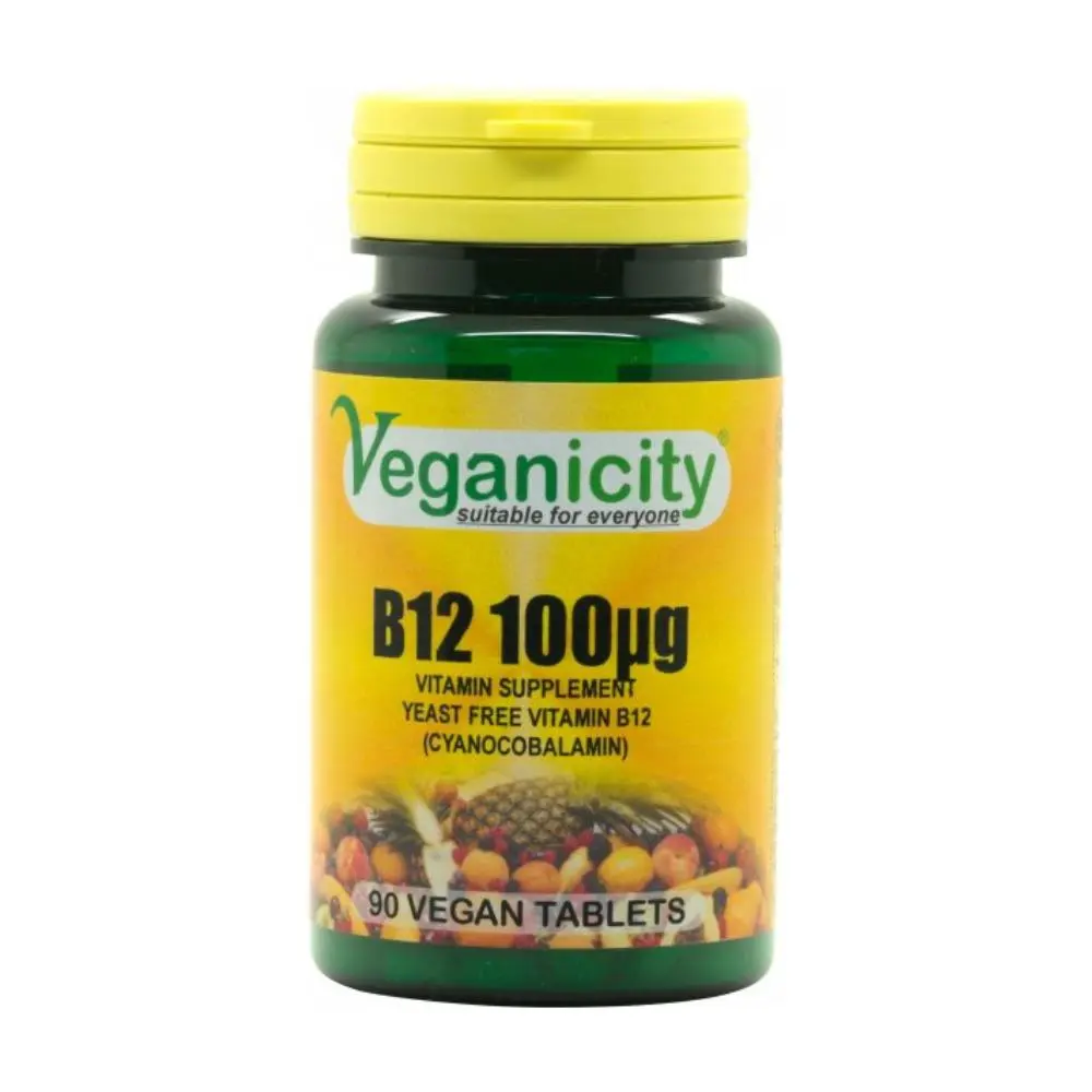 Veganicity vitamín B12 100µg (kyanokobalamín), 90 vegan tablet