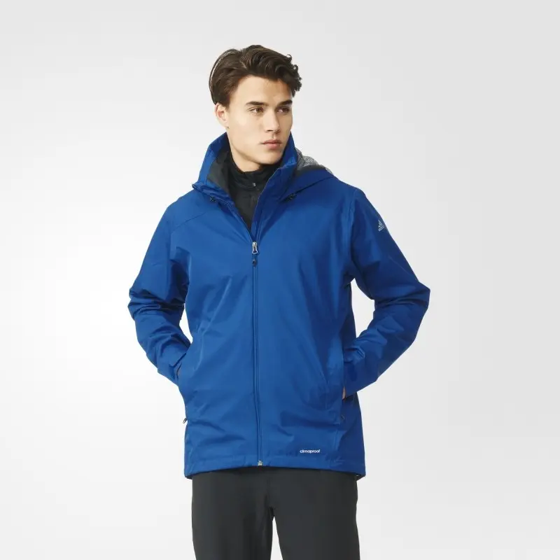 adidas Performance M WT SOLID JKT Pánská jarní nepromokavá bunda EU 46 AO2073