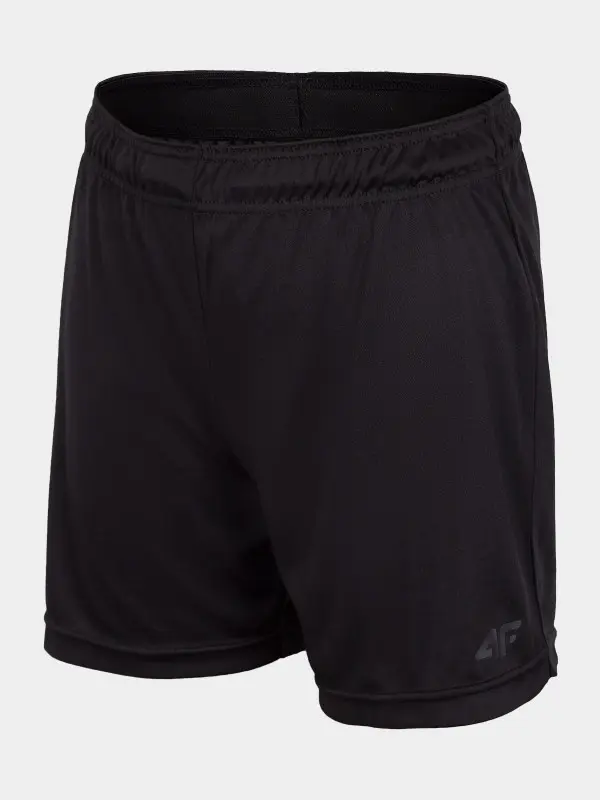 4F HJL22-JSKMTR001 DEEP BLACK Dětské kraťasy EU