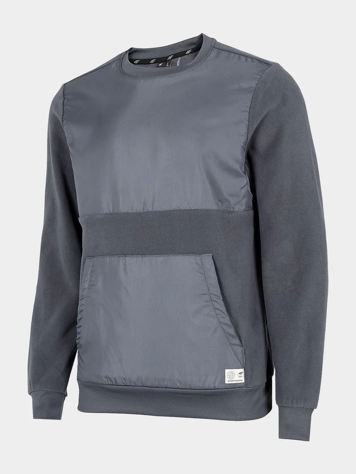 4F H4Z22-BLM010 ANTHRACITE Pánská mikina US