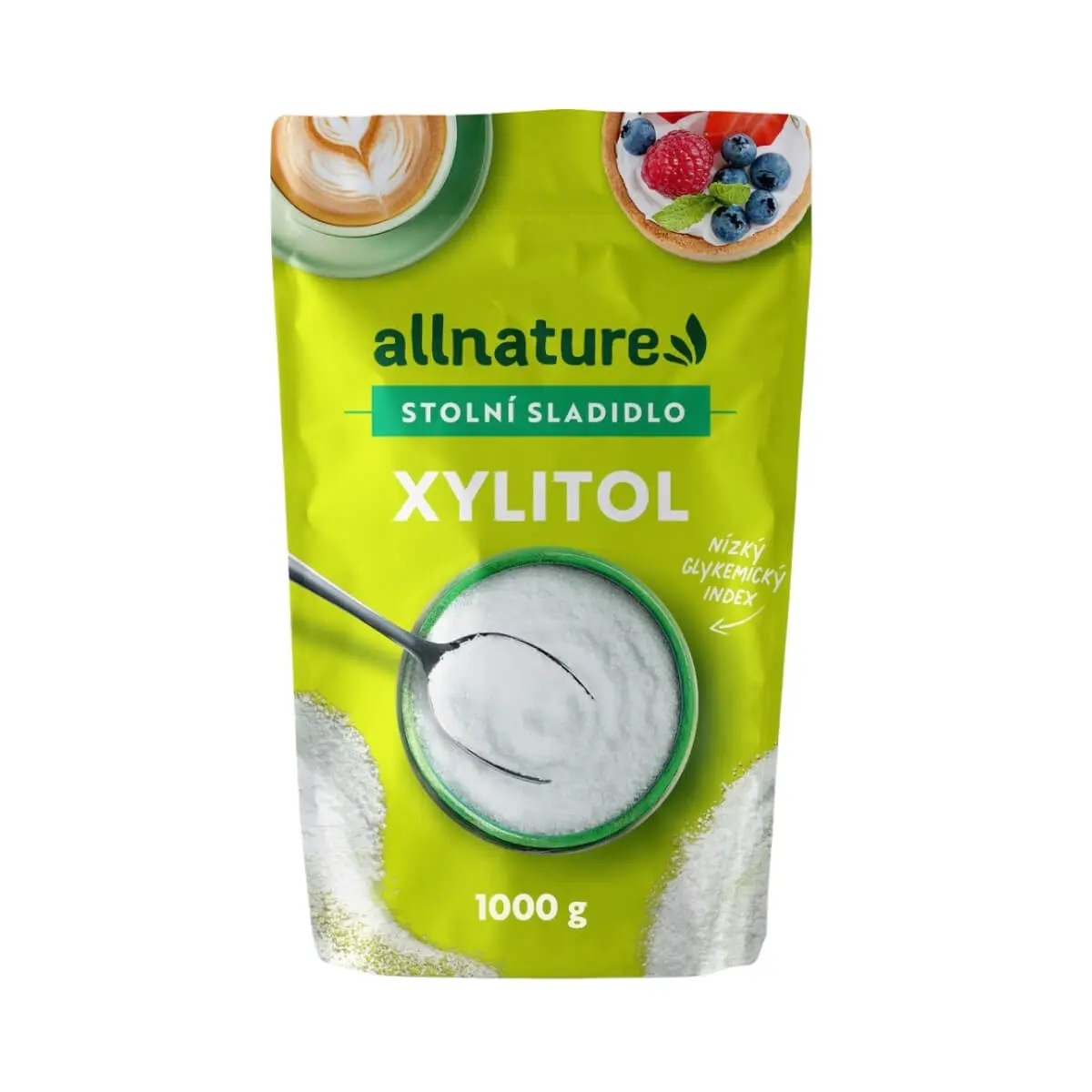Allnature Xylitol - březový cukr 1000 g - Allnature