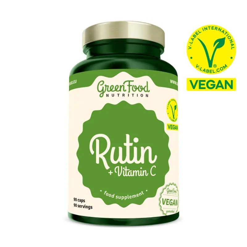 GreenFood Rutin+Vitamin C cps.90