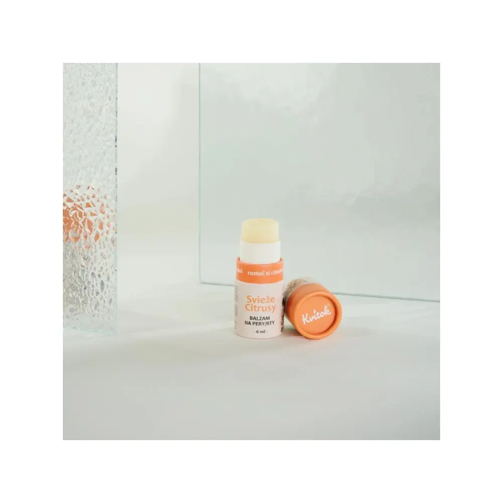 Kvítok Balzám na rty - Svěží Citrusy, 6 ml