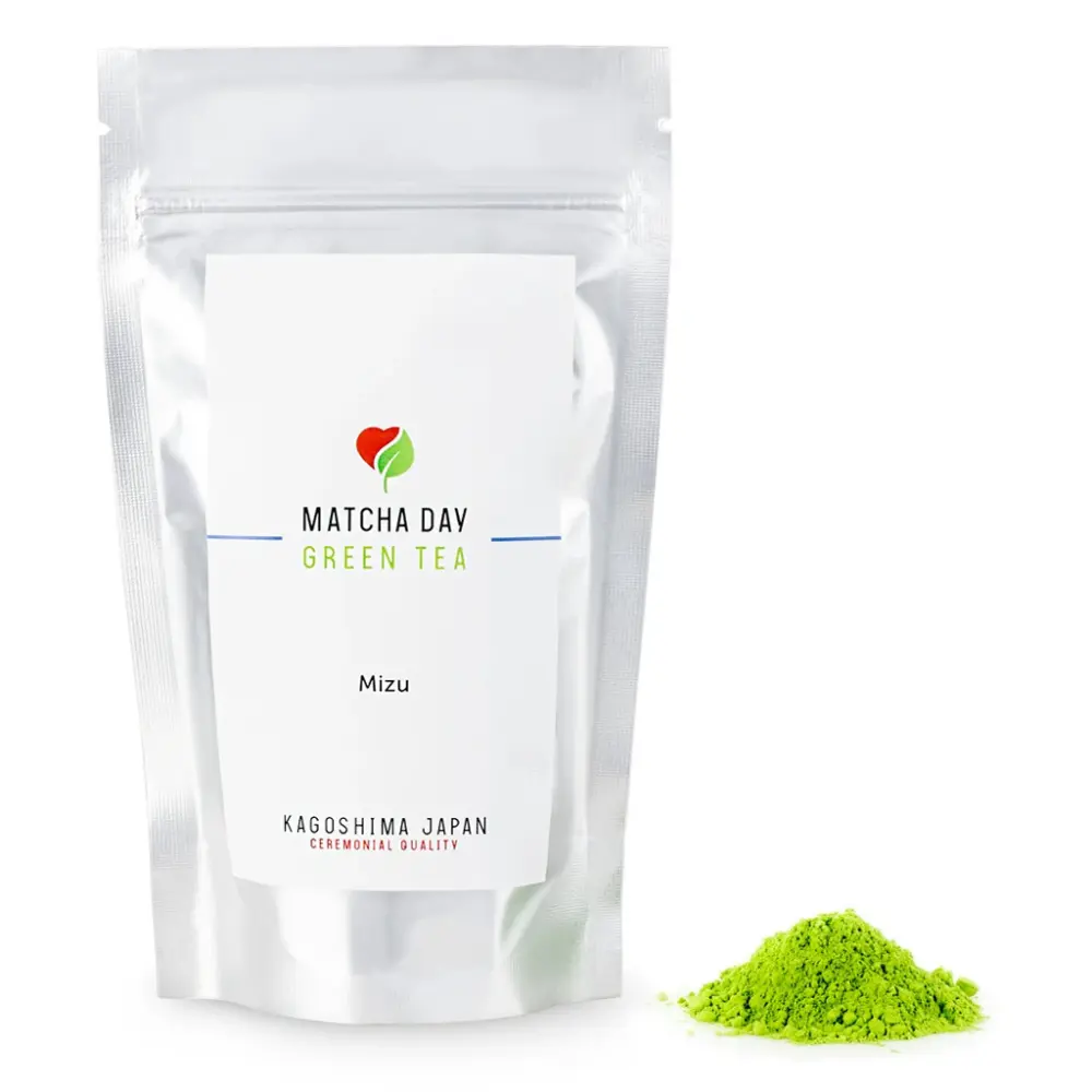 Matcha Day – Matcha čaj Mizu (střední kvalita), 50 g ALU sáček