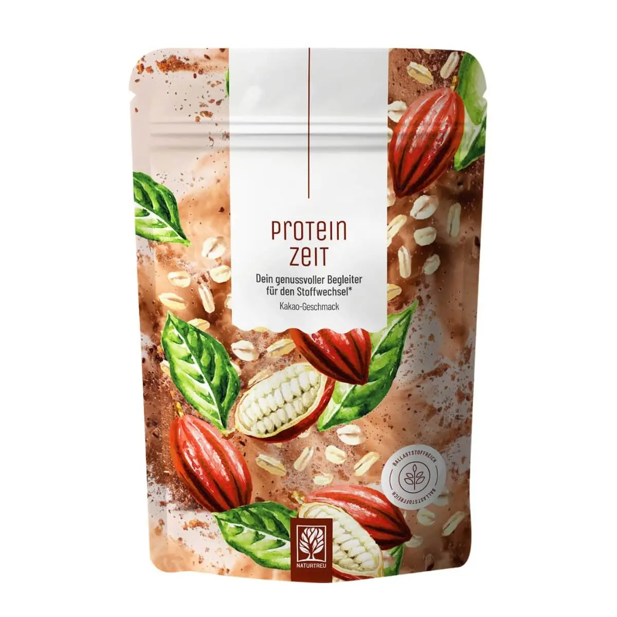 Naturtreu Čas na protein – rostlinný proteinový komplex v prášku, 450 g