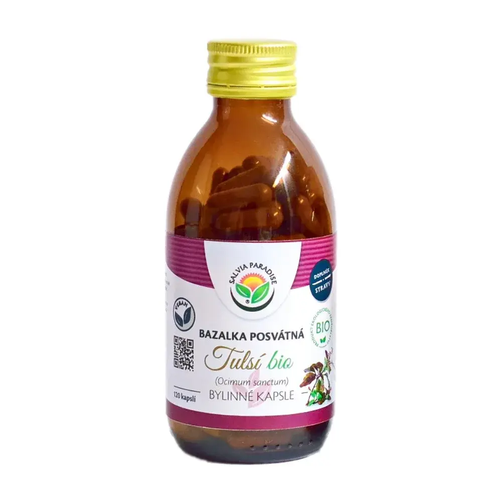Salvia Paradise Tulsi - bazalka posvátná BIO, 120 kapslí
