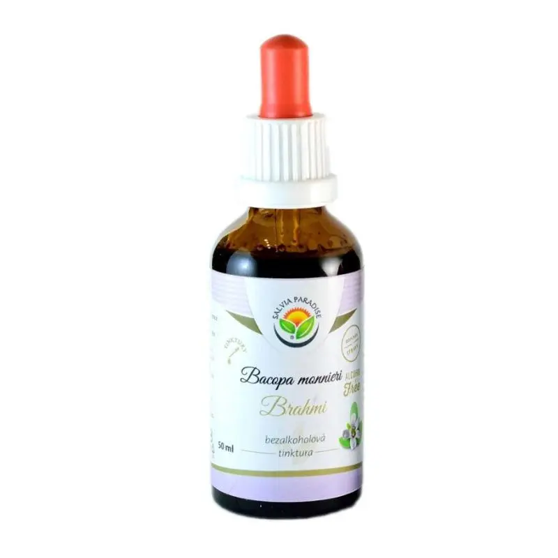 Salvia Paradise – Bakopa drobnolistá (Brahmi) tinktura bez alkoholu, 50 ml