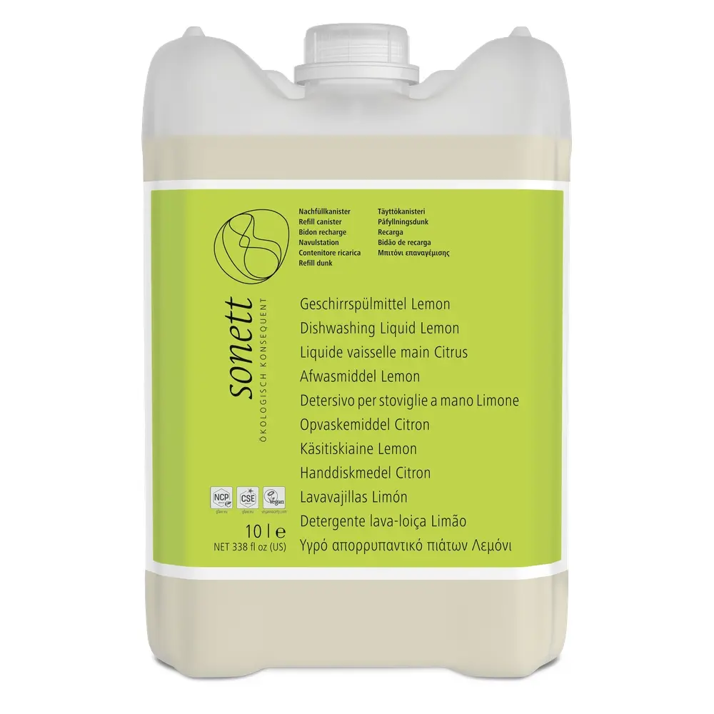 Sonett Ekologický tekutý prostředek na nádobí ve formě koncentrátu - Citron, 10 l