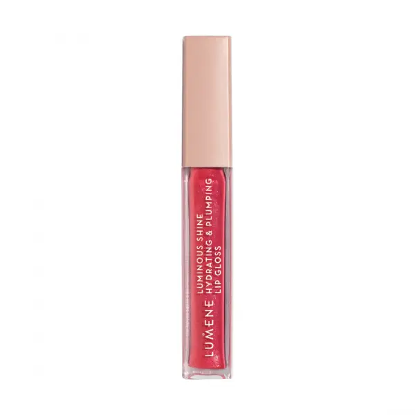 Lumene Luminous Shine Hydrating & Plumping Lip Gloss lesk na rty - 5 Bright Rose 5 ml