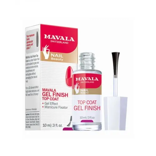 Mavala GEL FINISH TOP COAT Svrchní lak s gelovým efektem 10 ml
