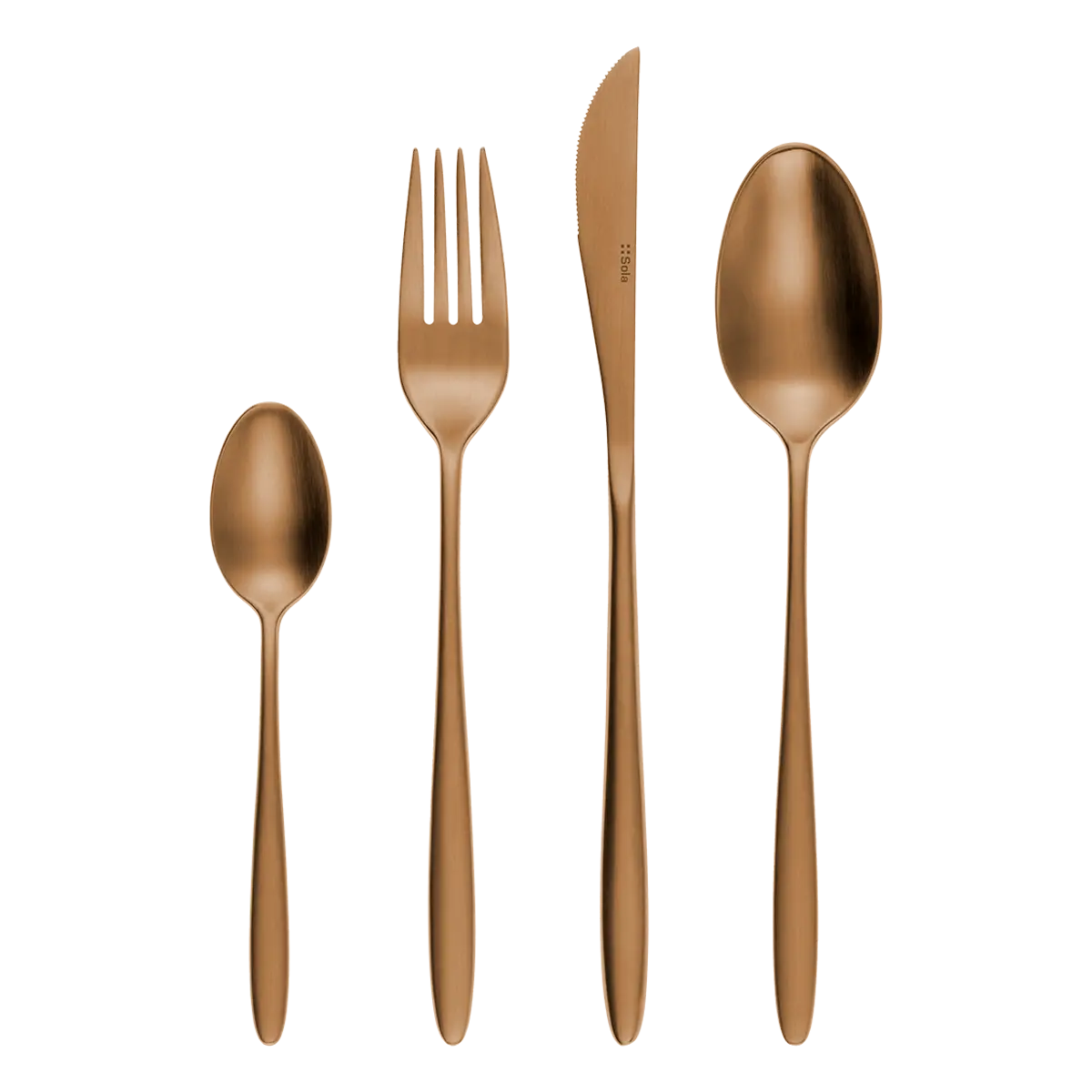 Příborový set 16 ks — Vivo PVD Rose Gold matný - 140302