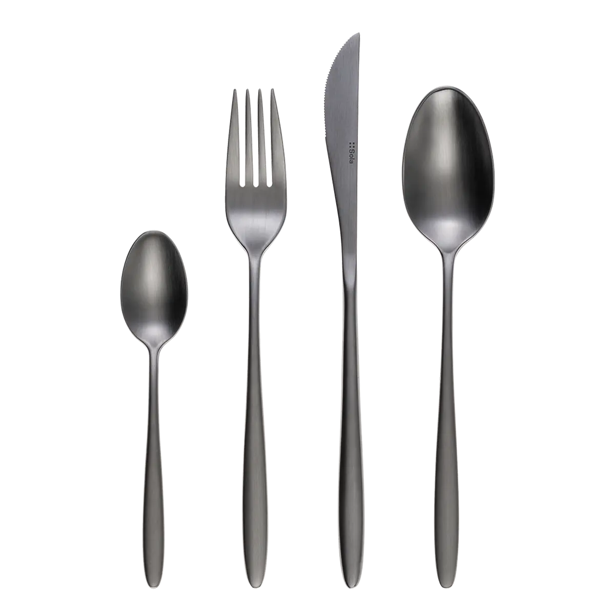 Příborový set 16 ks — Vivo PVD Light Grey matný - 140303