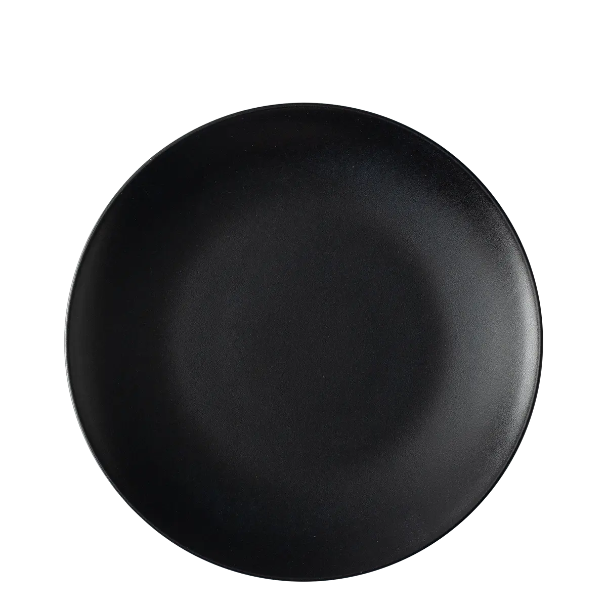 Talíř mělký 24 cm 4 ks — Basic černý matný - 492781