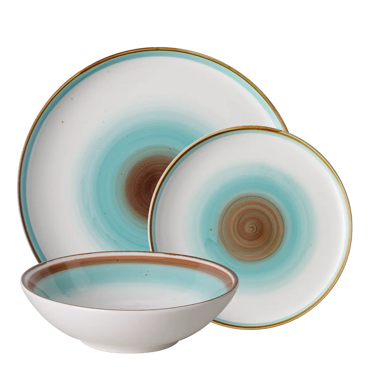 Porcelánový set 12 ks — Gaya RGB Rustico - W0150