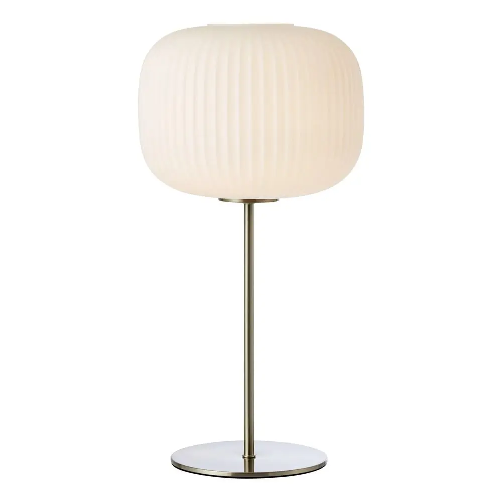 MARKSLOJD Markslöjd stolní lampa Sober, ocel/bílá, 50 cm