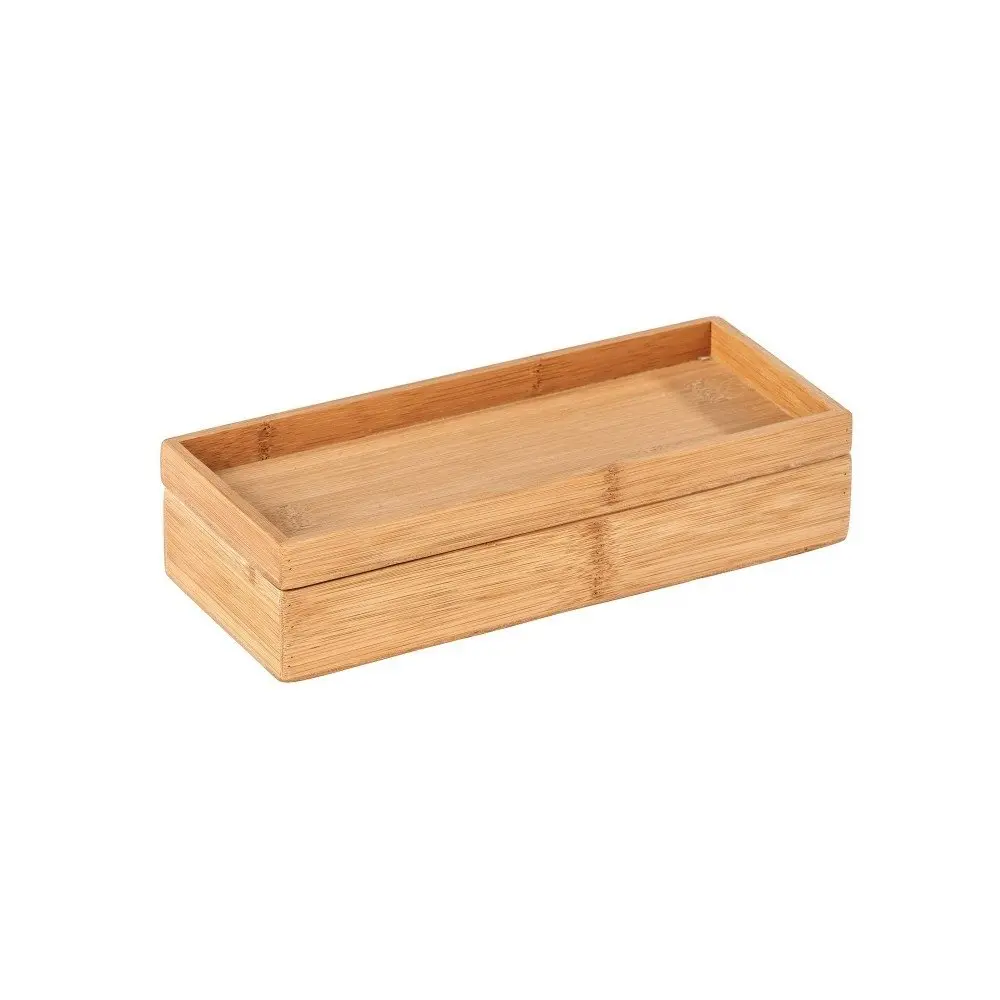 Bambusový úložný box s podnosem Wenko Terra